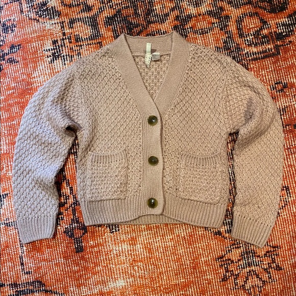 H&M Pink Chunky Knit Cardigan - Picture 2 of 5